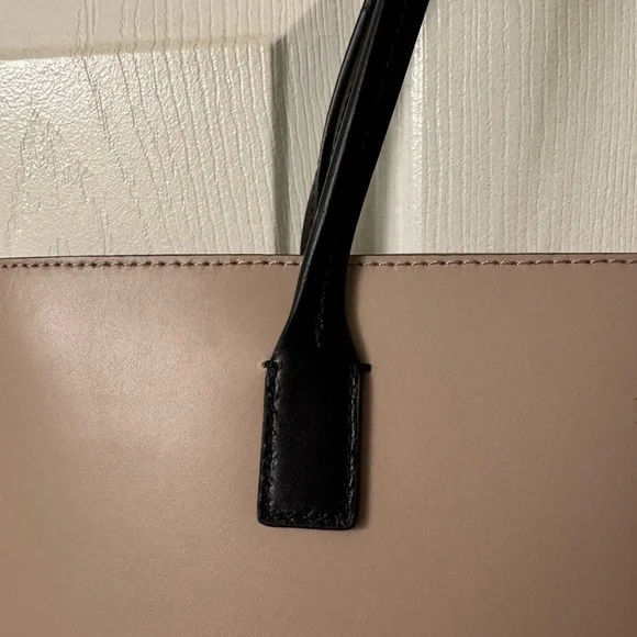 Kate Spade Tan and Black Structured Tote - Picture 8 of 9